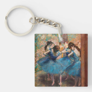 Edgar Degas - Tänzerinnen in blau Schlüsselanhänger