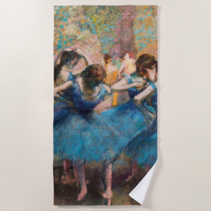 Edgar Degas - Tänzerinnen in blau Strandtuch