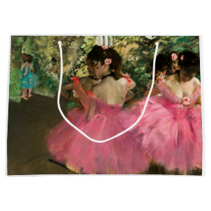 Edgar Degas - Tänzerinnen in Rosa Große Geschenktüte