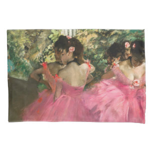 Edgar Degas - Tänzerinnen in Rosa Kissenbezug