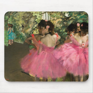 Edgar Degas - Tänzerinnen in Rosa Mousepad