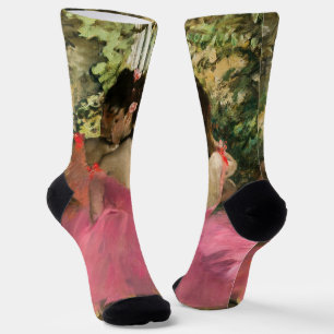 Edgar Degas - Tänzerinnen in Rosa Socken