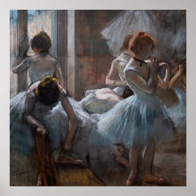 Edgar Degas - Tänzerinnen Poster (Vorne)