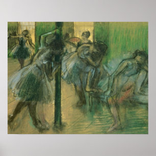 Edgar Degas Tänzerproben Poster