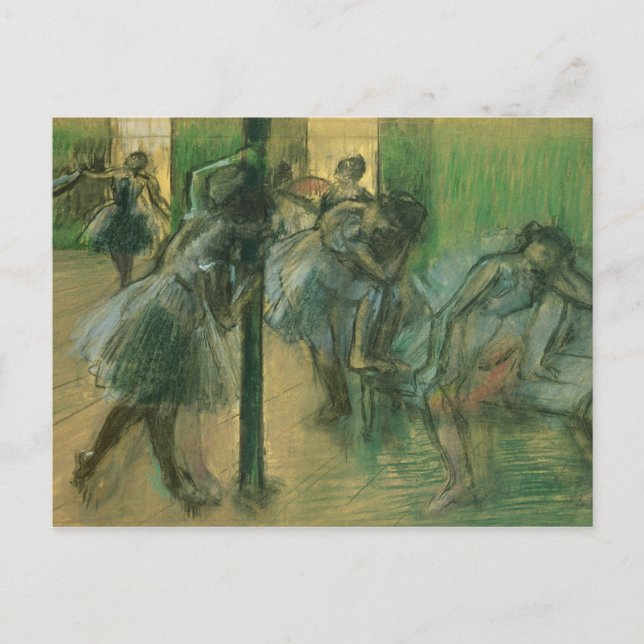 Edgar Degas | Tänzerproben Postkarte (Vorderseite)