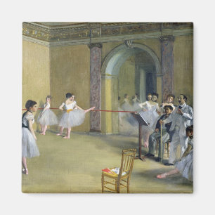 Edgar Degas   Tanzfoyer Magnet