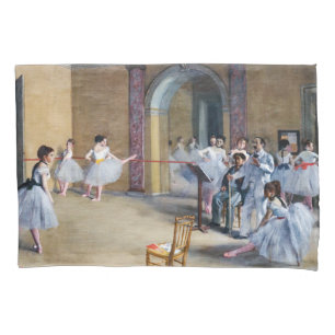 Edgar Degas - Tanzfoyer, Oper rue Le Peletier Kissenbezug