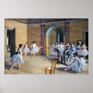 Edgar Degas - Tanzfoyer, Oper rue Le Peletier Poster