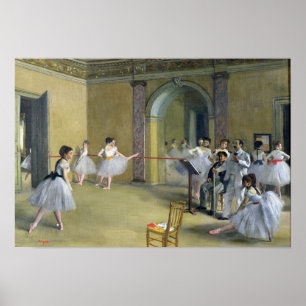 Edgar Degas Tanzfoyer Poster