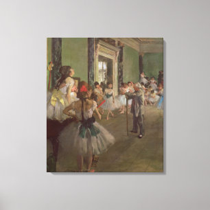 Edgar Degas  Tanzklasse, c.1873-76 Leinwanddruck