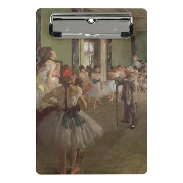 Edgar Degas| Tanzklasse, c.1873-76 Mini Klemmbrett (Vorderseite)
