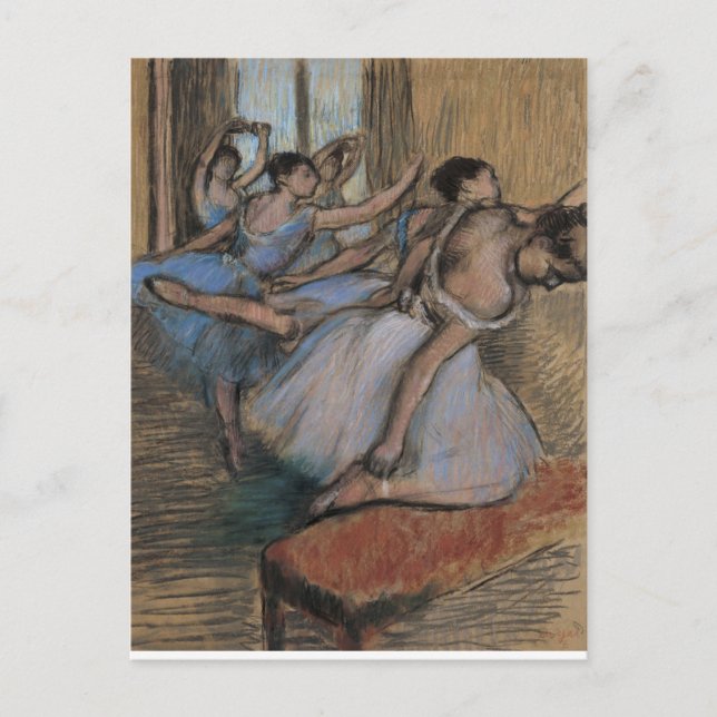 Edgar Degas | Tanzklasse II Postkarte (Vorderseite)