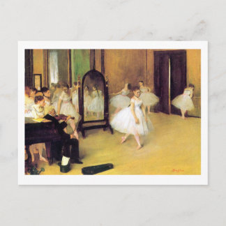 Edgar Degas | Tanzklasse Postkarte
