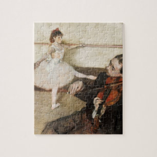 Edgar Degas. Tanzstunde. Vintage-Impressionismus Puzzle