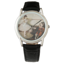 Edgar Degas Tanzunterricht. Vintager Impressionism Armbanduhr