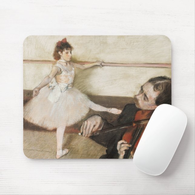 Edgar Degas Tanzunterricht. Vintager Impressionism Mousepad (Mit Mouse)
