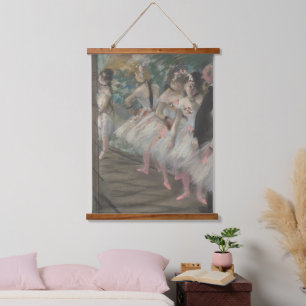 Edgar Degas The Ballet Alte berühmte Art Wood Wall Wandteppich Mit Holzrahmen