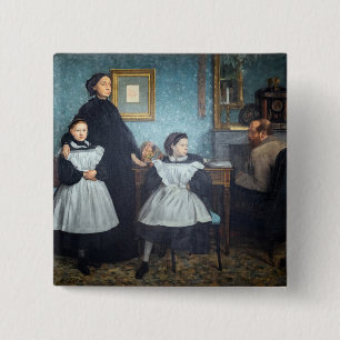 Edgar Degas - The Bellelli Family Button