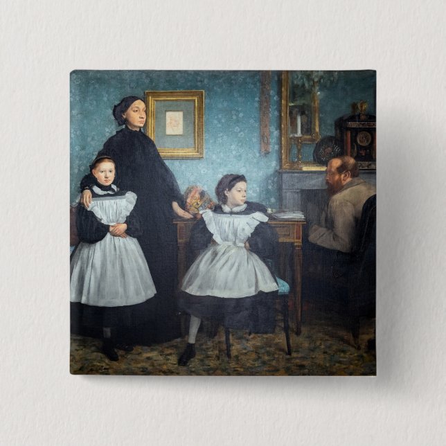 Edgar Degas - The Bellelli Family Button (Vorderseite)