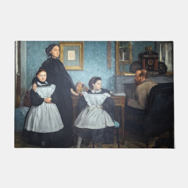 Edgar Degas - The Bellelli Family Fußmatte (Vorderseite)