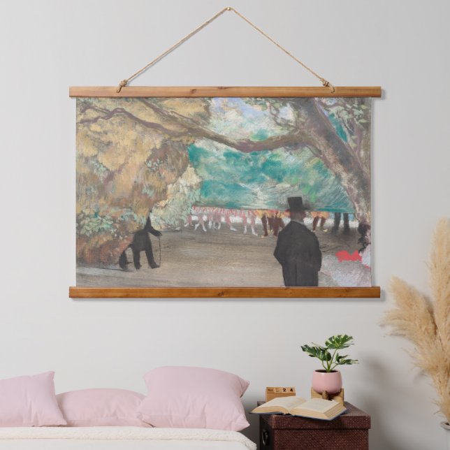 Edgar Degas The Curtain Tänzer Art Wood Wall Wandteppich Mit Holzrahmen (Schlafzimmer)