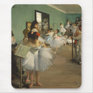 Edgar Degas-The dance class 1874 Mousepad