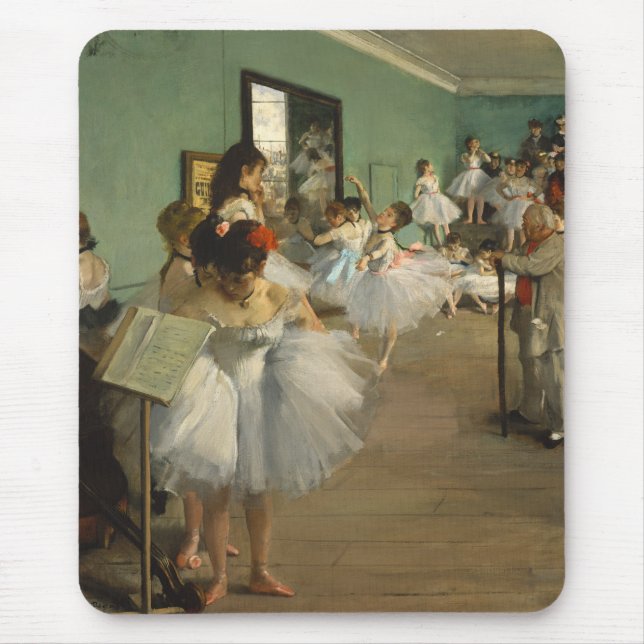 Edgar Degas-The dance class 1874 Mousepad (Vorne)