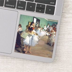 Edgar Degas - The Dance Class Aufkleber