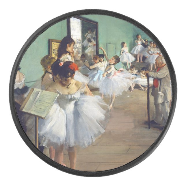 Edgar Degas - The Dance Class Eishockey Puck (Vorderseite)