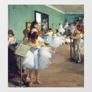 Edgar Degas - The Dance Class Fensteraufkleber