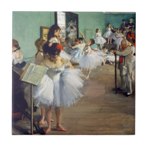 Edgar Degas - The Dance Class Fliese