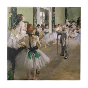 Edgar Degas - The Dance Class Fliese