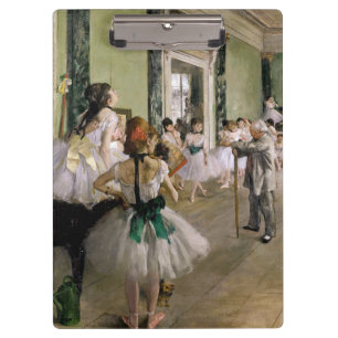 Edgar Degas - The Dance Class Klemmbrett