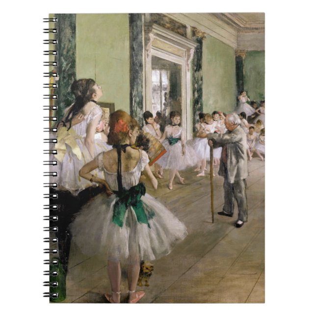 Edgar Degas - The Dance Class Notizblock (Vorderseite)