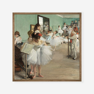 Edgar Degas The Dance Class Painting Art Print Poster