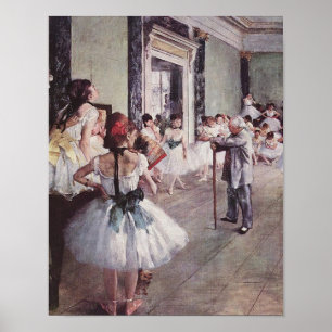 Edgar Degas The Dance Class Poster