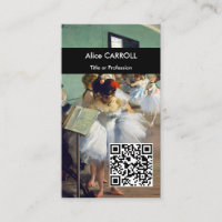 Edgar Degas - The Dance Class - QR Code