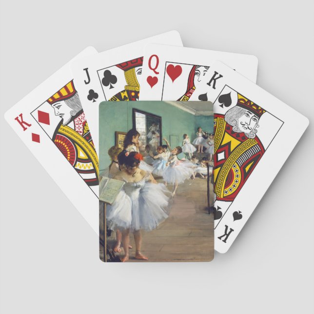 Edgar Degas - The Dance Class Spielkarten (Rückseite)