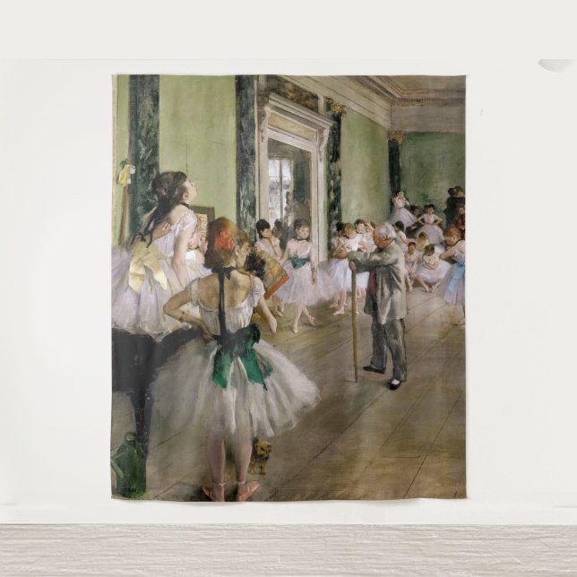Edgar Degas - The Dance Class Wandteppich (Vorderseite)