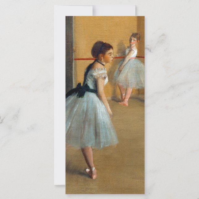 Edgar Degas The Dance Foyer at the Opera Card (Vorderseite)