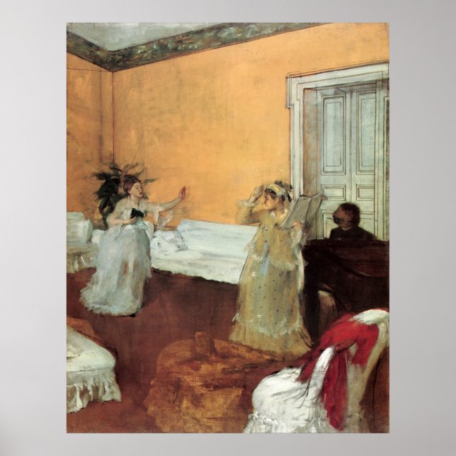 Edgar Degas The Duet Poster (Vorne)