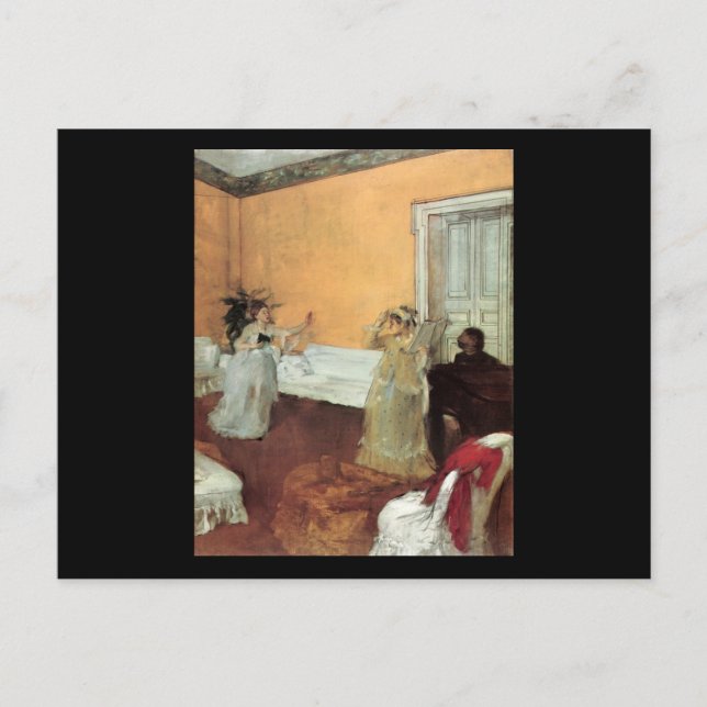 Edgar Degas The Duet Postkarte (Vorderseite)