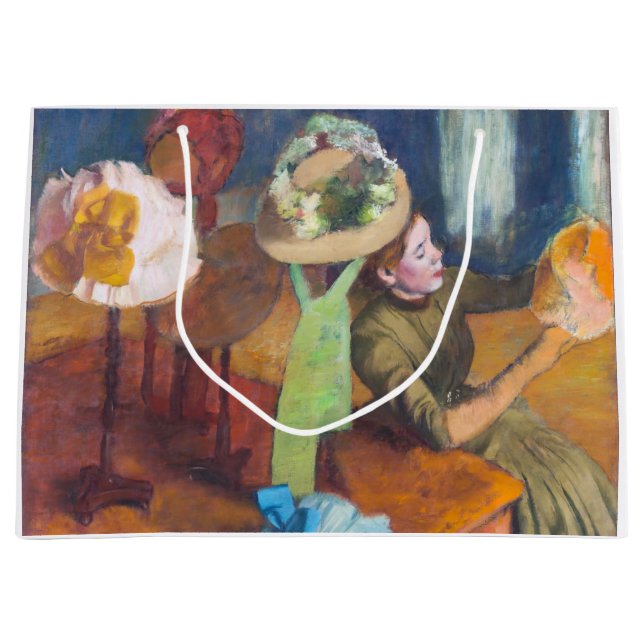 Edgar Degas - The Millinery Shop Große Geschenktüte (Vorderseite)
