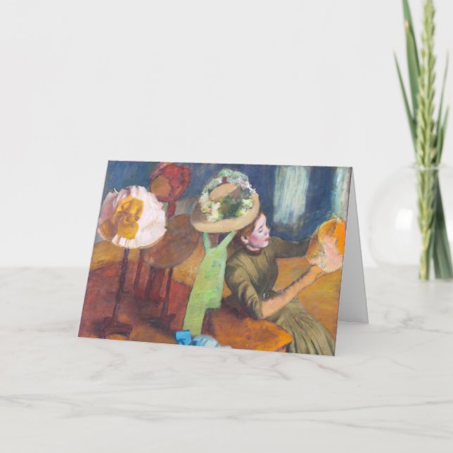 Edgar Degas - The Millinery Shop Karte (Vorderseite)