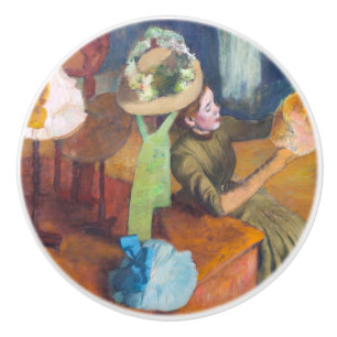 Edgar Degas - The Millinery Shop Keramikknauf