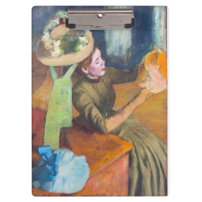 Edgar Degas - The Millinery Shop Klemmbrett (Vorderseite)