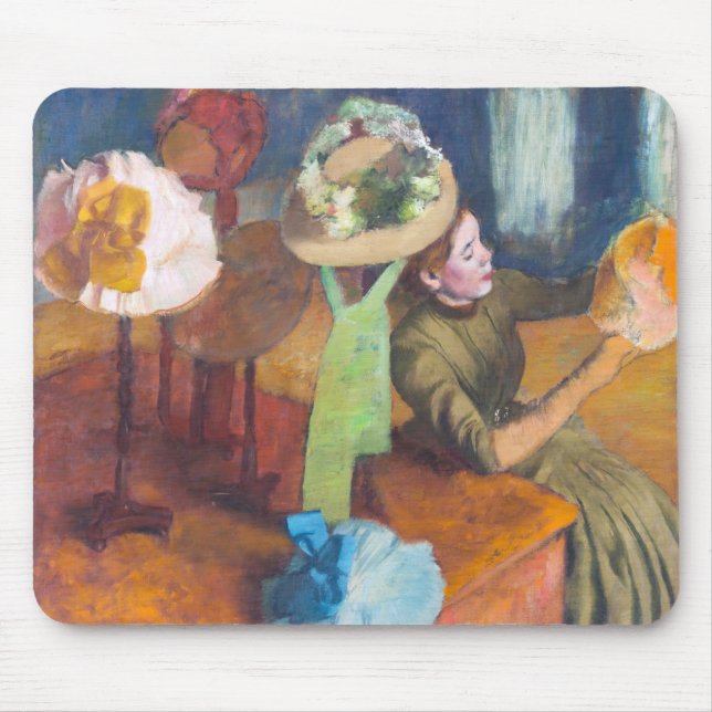 Edgar Degas - The Millinery Shop Mousepad (Vorne)