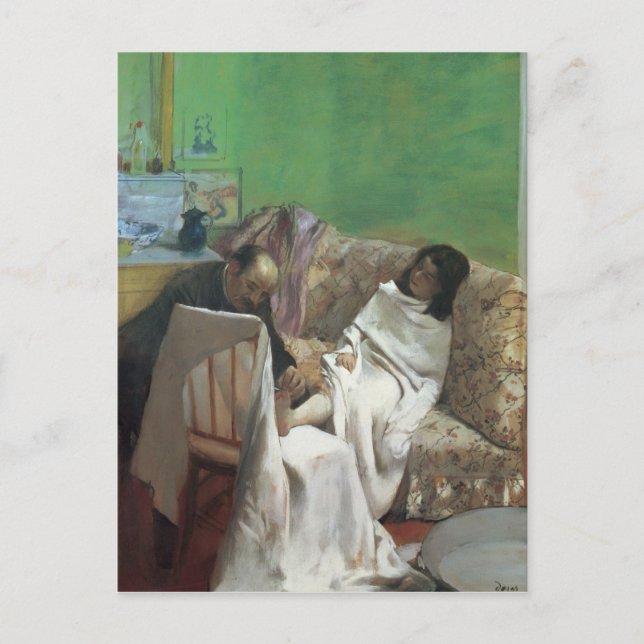 Edgar Degas | The Pedicure, 1873 Postkarte (Vorderseite)