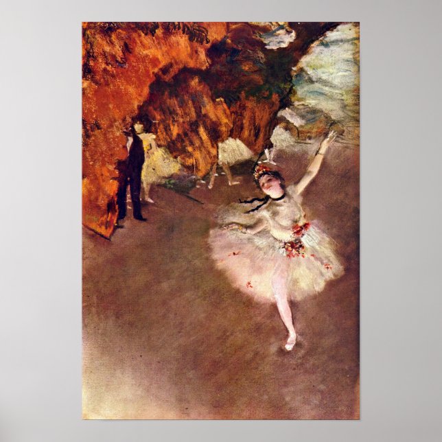 Edgar Degas - The prima ballerina (Rosita Mauri) Poster (Vorne)