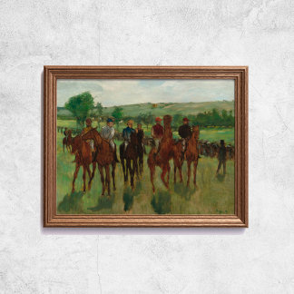 Edgar Degas The Riders Poster